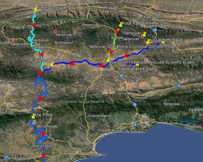 Rain damage: Rescues, evacuations and road closures