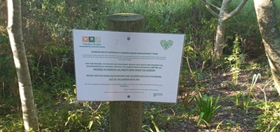 Botanical garden takes green action