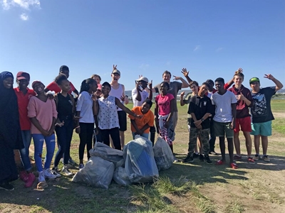 Heatherhill helps to clean up estuary