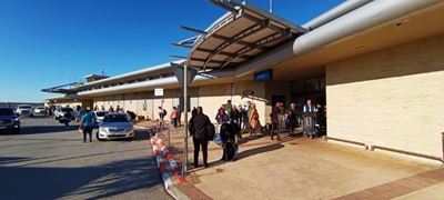 George Airport: slightly more feet through terminal