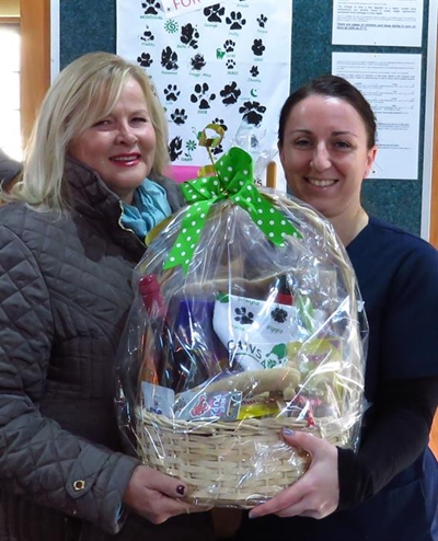Caws 4 Paws raffle gets a winner