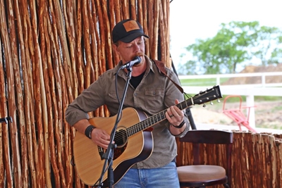 Roan Ash entertains at opening