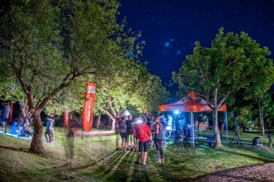 Running shoes, lights, action!