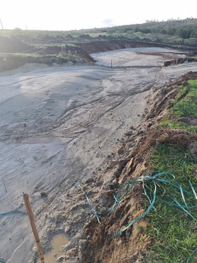Donga repair work in final stages