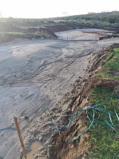 Donga repair work in final stages