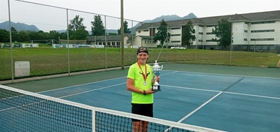 Local tennis ace in top 7 nationally