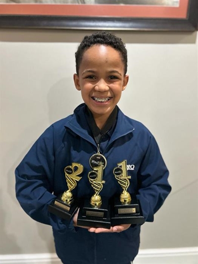 Rylan scoops trophies at international champs