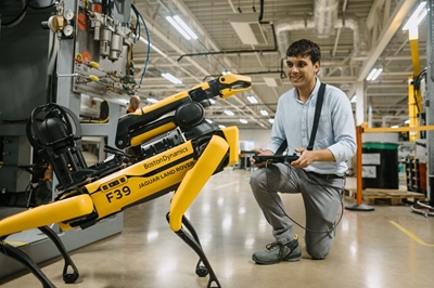JLR reveals ‘Rover’, the robotic guard dog that uses AI to serve and protect 