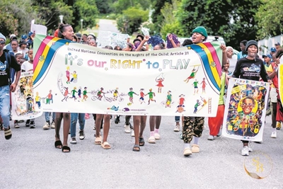 Children's Right to Play march