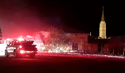 Brand vernietig huis in Aberdeen