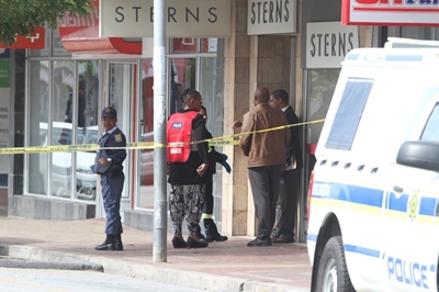 Armed robbery at Sterns in CBD