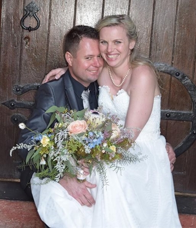 Wedding bliss at special service for Michelle