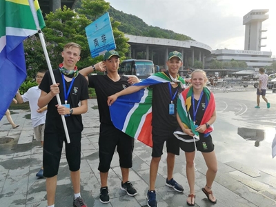 Mossel Bay sailors in China