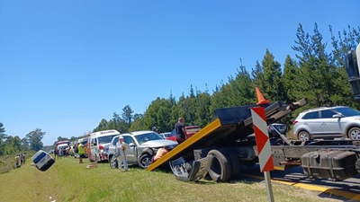 Collision on N2 between Knysna and Plett