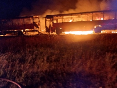 Arsonists sought after 51 buses torched at 4 Mpumalanga depots