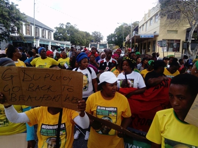 ANC marches on Knysna hospital