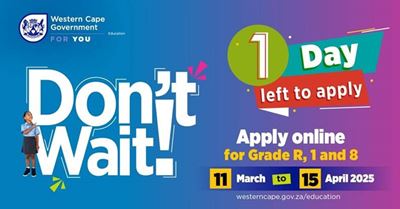 Don’t wait! On-time admissions close tomorrow