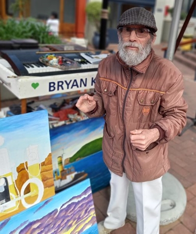 Bryan’s brush strokes of delight   