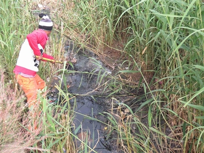 Rivier steeds besoedel