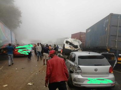 N3 reopens following pile-up accident involving 41 vehicles