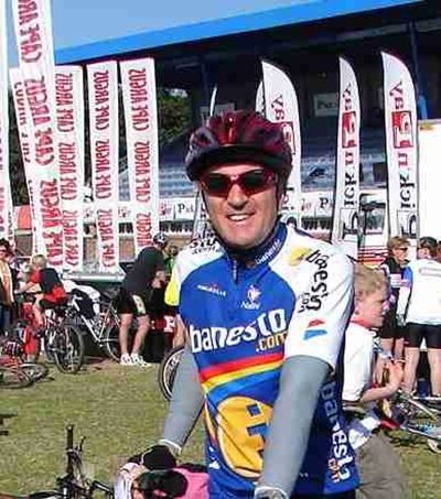 Cyclist accepts challenge for charity