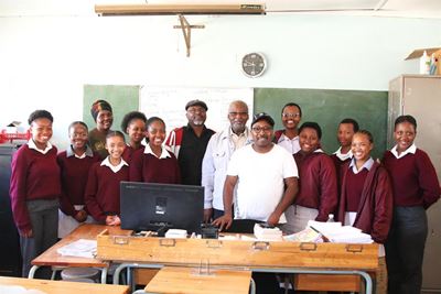 Author invests in his own community