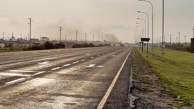 Progress with access road