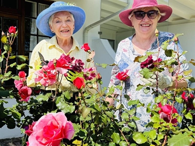 Smelling the roses