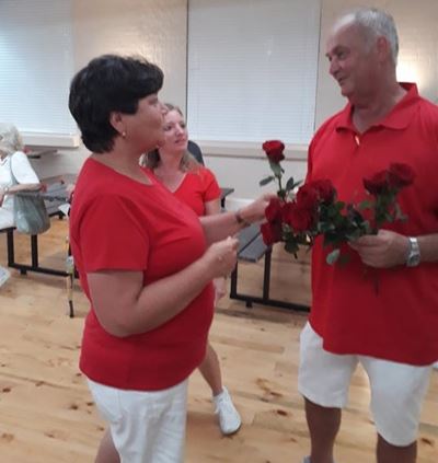 Seniors se vreugdevure brand hoog