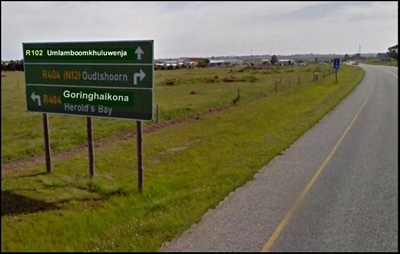 George renamed Goringhaikona