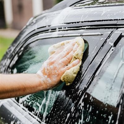 Spring car washing - step by step