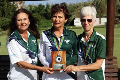 Knysna Bowling club ladies represent Eden