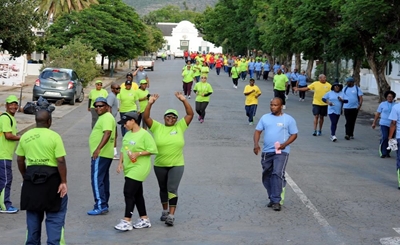 SAPS members motivated at teambuilding exercise