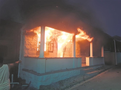 Egpaar verloor alles in brand