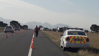 No serious injuries after seven car pile-up