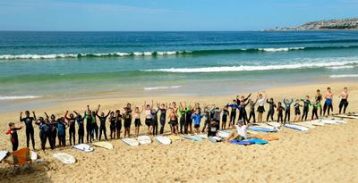 Fun competition for developing surfers