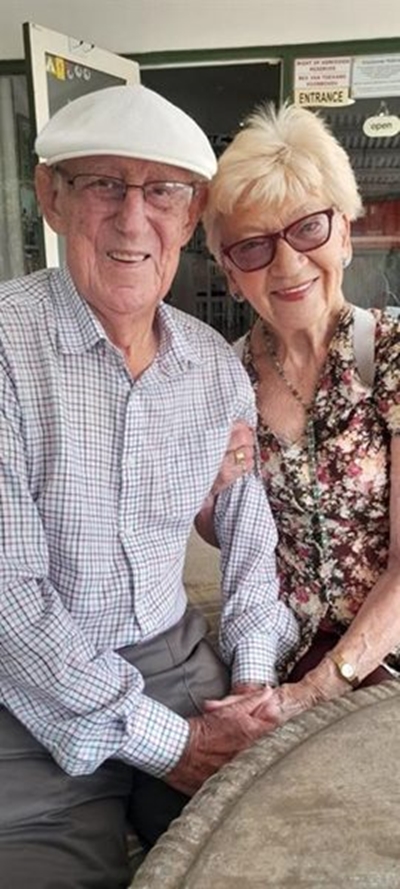 62 gelukkige jare vir egpaar