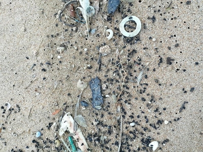 Concern over oil washing ashore