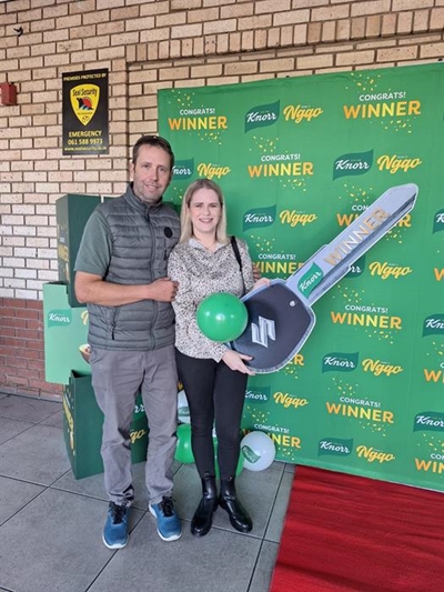 Local shopper drives away on new wheels