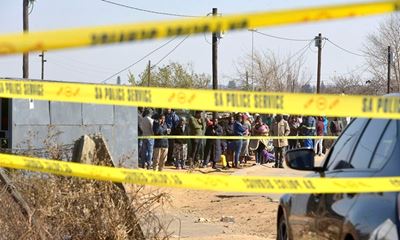 EFF and Operation Dudula clash at scene of deadly tavern shooting in Soweto