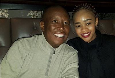 Malema slams patriarchy after his wife was asked to take out fake nail to vote