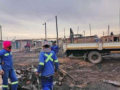 Fire in Kurland leaves residents without any electricity supply