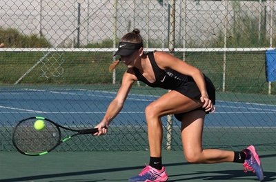 Local tennis stars showcase their talent