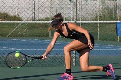 Local tennis stars showcase their talent