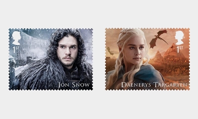 Game of Thrones: New stamp set to feature Jon Snow and Arya Stark