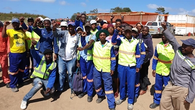 Some workers down tools at Rosedale