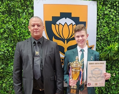 Local karateka Nathan Laas earns Protea colours