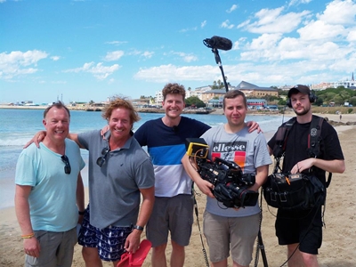 German TV crew's special mission