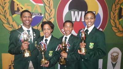 Oudtshoorn Protea-karatekas vereer