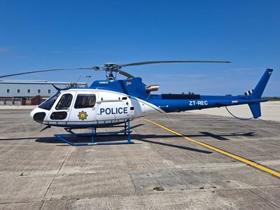 Nuwe SAPD-helikopter spoor twee liggame in Swartkopsrivier op
